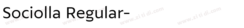 Sociolla Regular字体转换